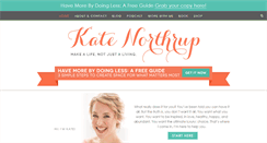 Desktop Screenshot of katenorthrup.com